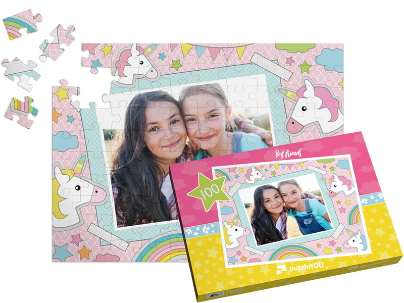 Gelegde fotopuzzel 100 stukjes met puzzeldoos