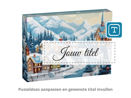 Puzzeldoos aanpassen en gewenste titel invullen